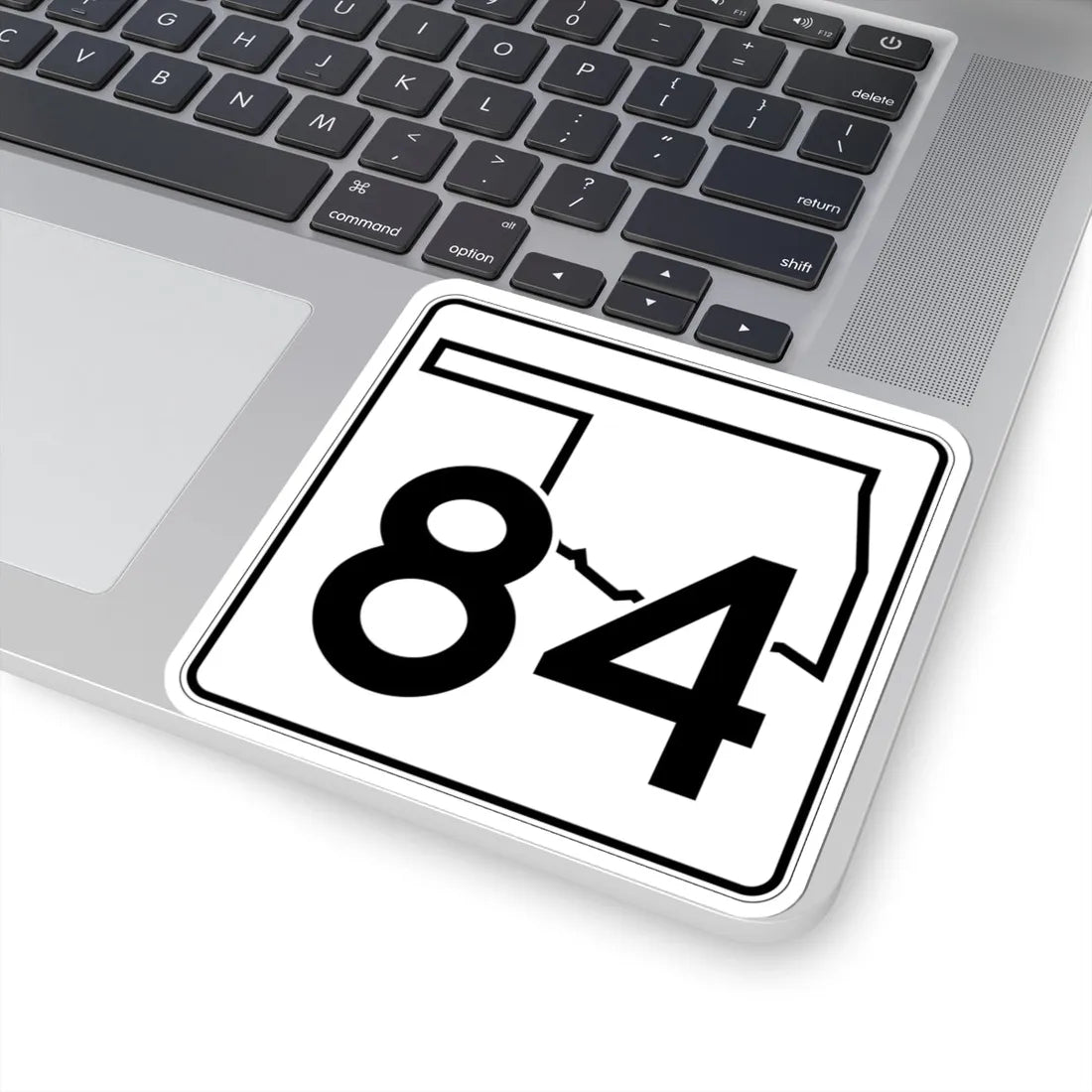 Oklahoma State Highway 84 (Oklahoma) (Road Sign) STICKER Vinyl Kiss-Cut Decal - The Sticker Space