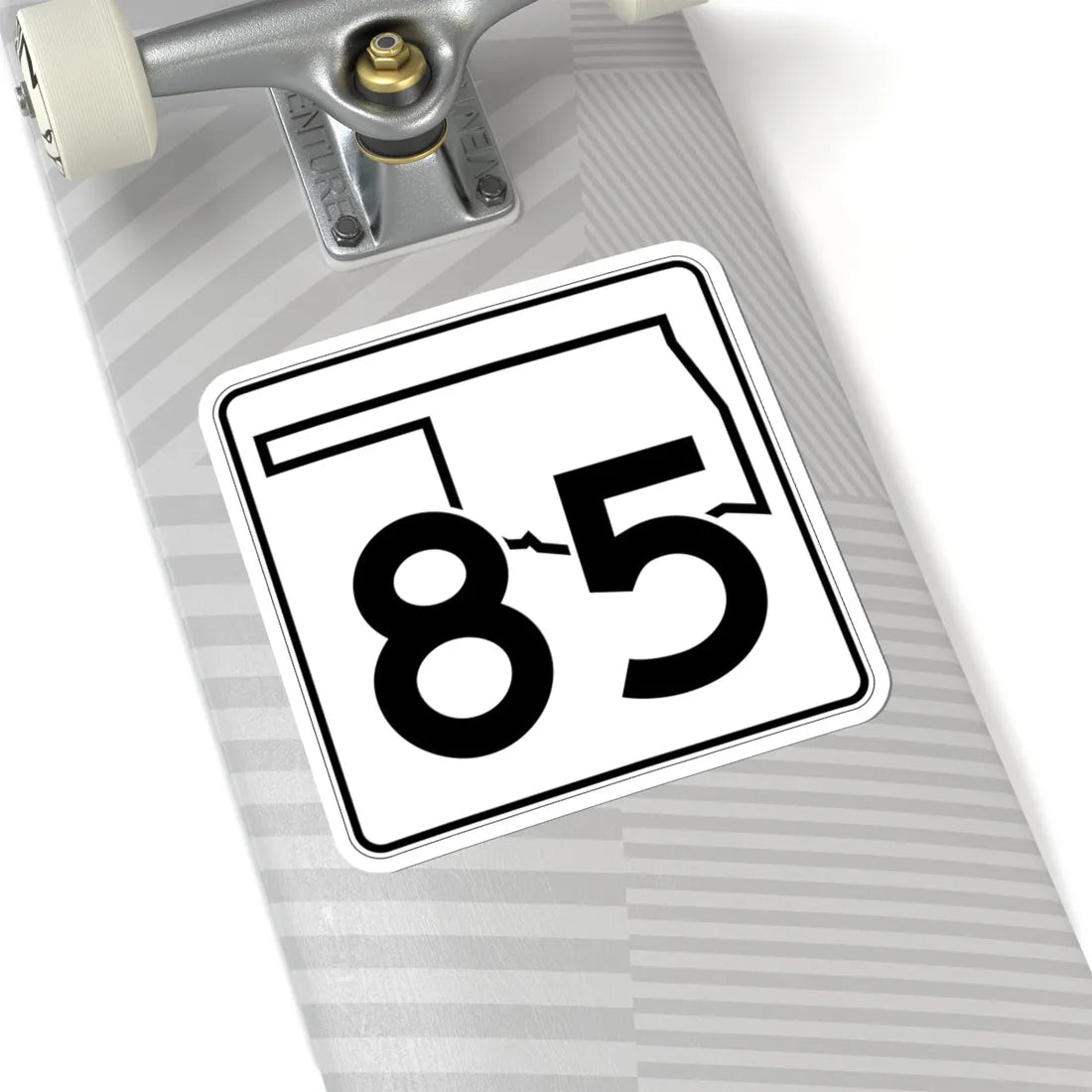 Oklahoma State Highway 85 (Oklahoma) (Road Sign) STICKER Vinyl Kiss-Cut Decal - The Sticker Space