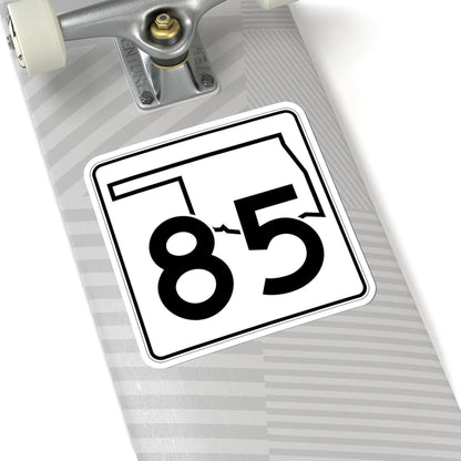 Oklahoma State Highway 85 (Oklahoma) (Road Sign) STICKER Vinyl Kiss-Cut Decal - The Sticker Space