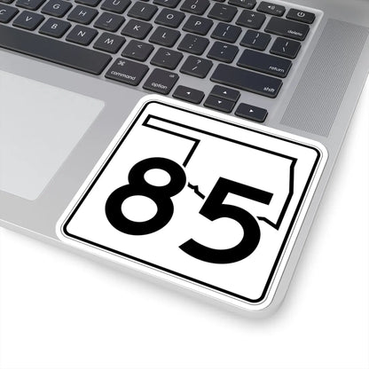 Oklahoma State Highway 85 (Oklahoma) (Road Sign) STICKER Vinyl Kiss-Cut Decal - The Sticker Space