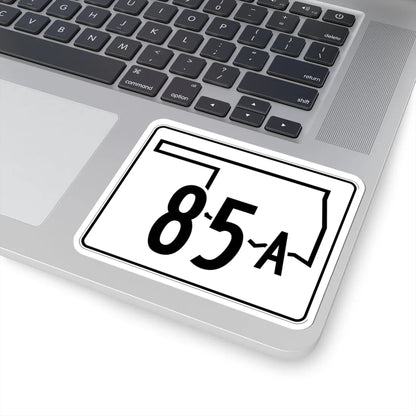 Oklahoma State Highway 85A (Oklahoma) (Road Sign) STICKER Vinyl Kiss-Cut Decal - The Sticker Space