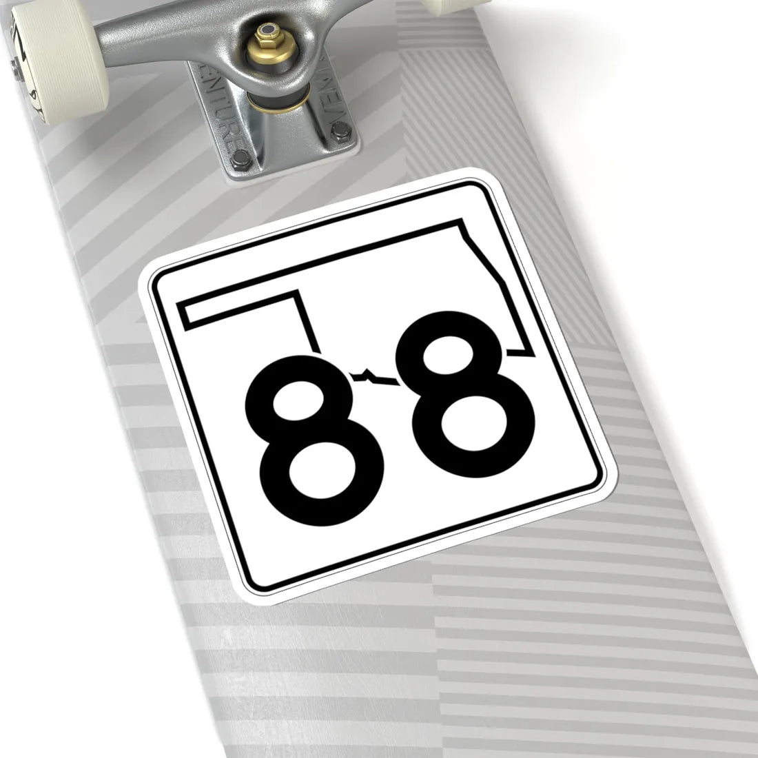Oklahoma State Highway 88 (Oklahoma) (Road Sign) STICKER Vinyl Kiss-Cut Decal - The Sticker Space