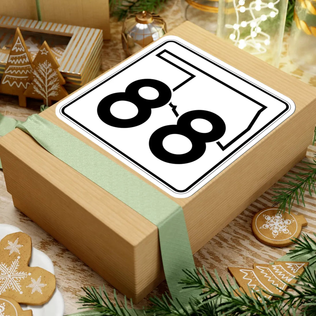 Oklahoma State Highway 88 (Oklahoma) (Road Sign) STICKER Vinyl Kiss-Cut Decal - The Sticker Space