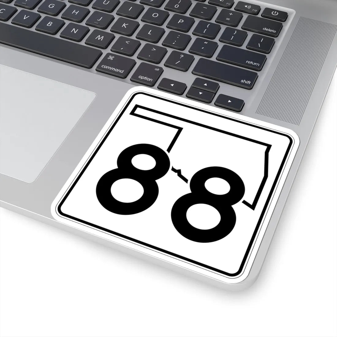 Oklahoma State Highway 88 (Oklahoma) (Road Sign) STICKER Vinyl Kiss-Cut Decal - The Sticker Space