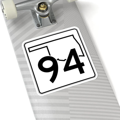 Oklahoma State Highway 94 (Oklahoma) (Road Sign) STICKER Vinyl Kiss-Cut Decal - The Sticker Space