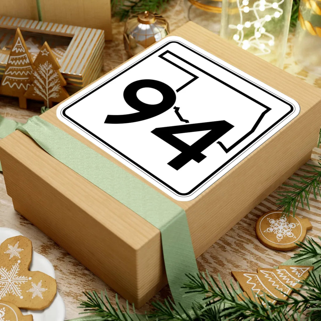 Oklahoma State Highway 94 (Oklahoma) (Road Sign) STICKER Vinyl Kiss-Cut Decal - The Sticker Space