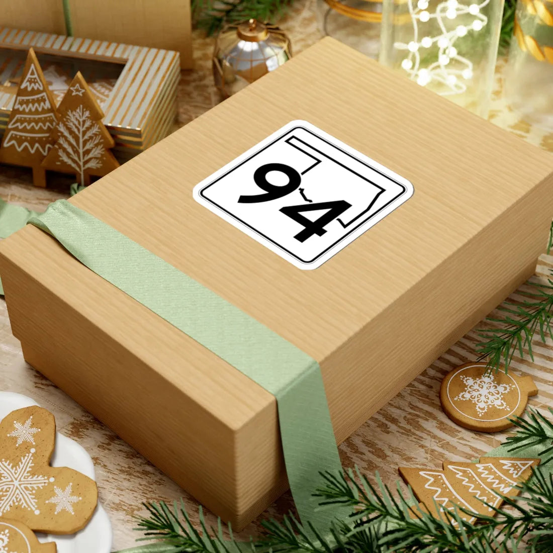 Oklahoma State Highway 94 (Oklahoma) (Road Sign) STICKER Vinyl Kiss-Cut Decal - The Sticker Space