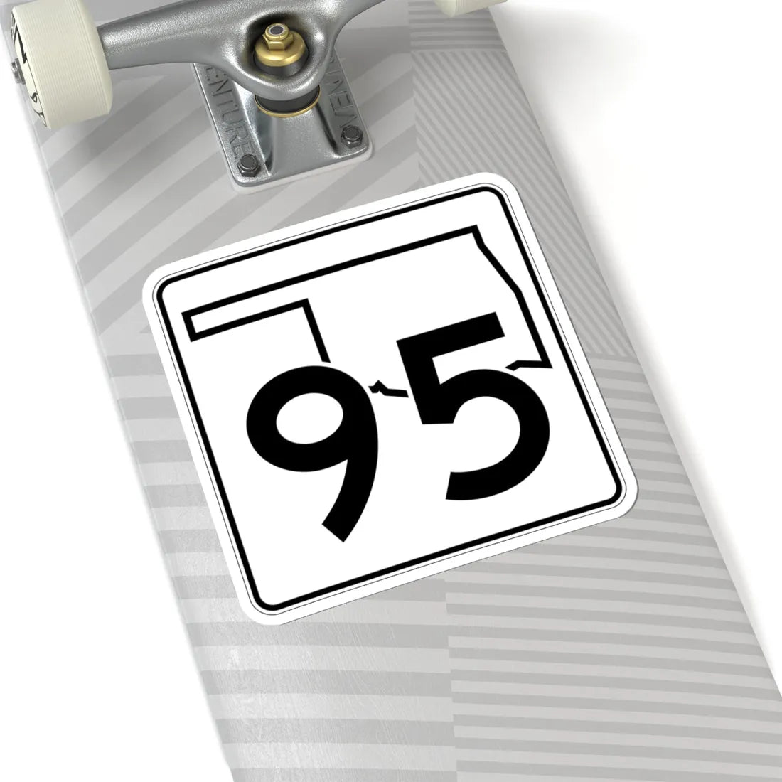 Oklahoma State Highway 95 (Oklahoma) (Road Sign) STICKER Vinyl Kiss-Cut Decal - The Sticker Space
