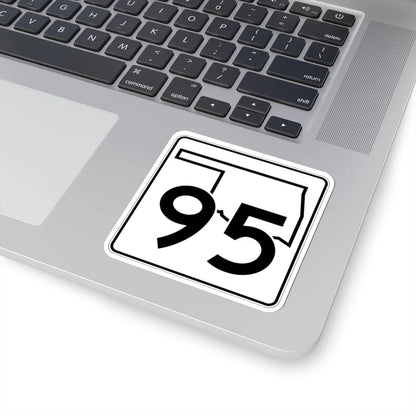 Oklahoma State Highway 95 (Oklahoma) (Road Sign) STICKER Vinyl Kiss-Cut Decal - The Sticker Space