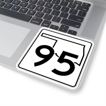 Oklahoma State Highway 95 (Oklahoma) (Road Sign) STICKER Vinyl Kiss-Cut Decal - The Sticker Space