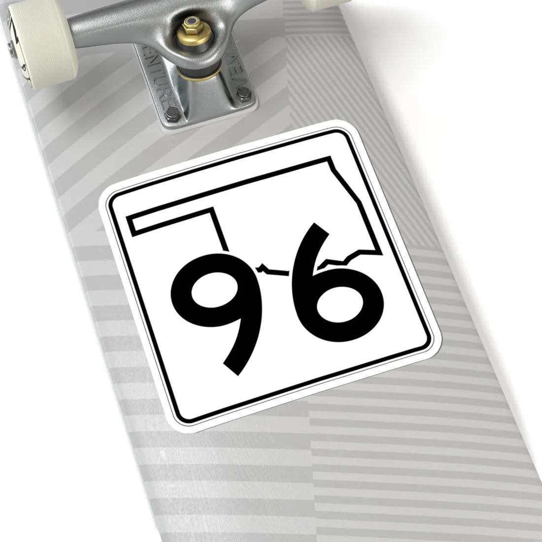 Oklahoma State Highway 96 (Oklahoma) (Road Sign) STICKER Vinyl Kiss-Cut Decal - The Sticker Space