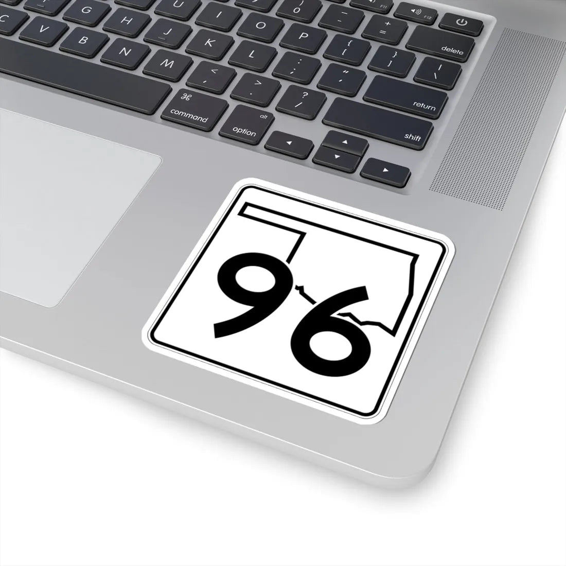 Oklahoma State Highway 96 (Oklahoma) (Road Sign) STICKER Vinyl Kiss-Cut Decal - The Sticker Space