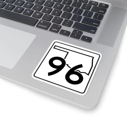 Oklahoma State Highway 96 (Oklahoma) (Road Sign) STICKER Vinyl Kiss-Cut Decal - The Sticker Space