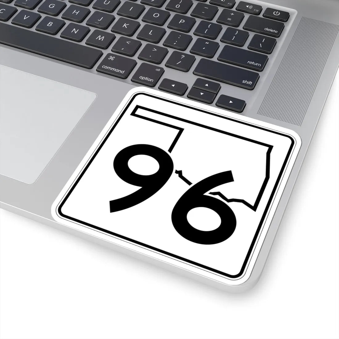 Oklahoma State Highway 96 (Oklahoma) (Road Sign) STICKER Vinyl Kiss-Cut Decal - The Sticker Space