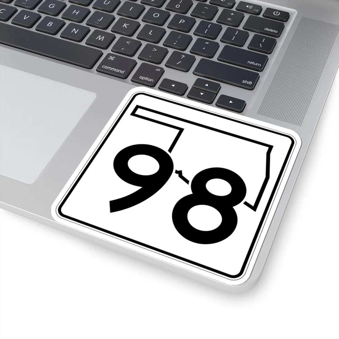 Oklahoma State Highway 98 (Oklahoma) (Road Sign) STICKER Vinyl Kiss-Cut Decal - The Sticker Space