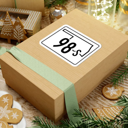 Oklahoma State Highway 98S (Oklahoma) (Road Sign) STICKER Vinyl Kiss-Cut Decal - The Sticker Space