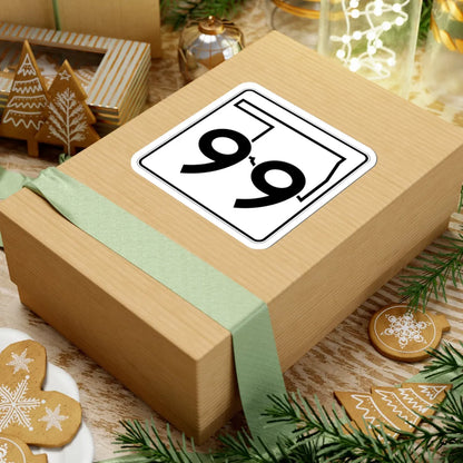 Oklahoma State Highway 99 (Oklahoma) (Road Sign) STICKER Vinyl Kiss-Cut Decal - The Sticker Space