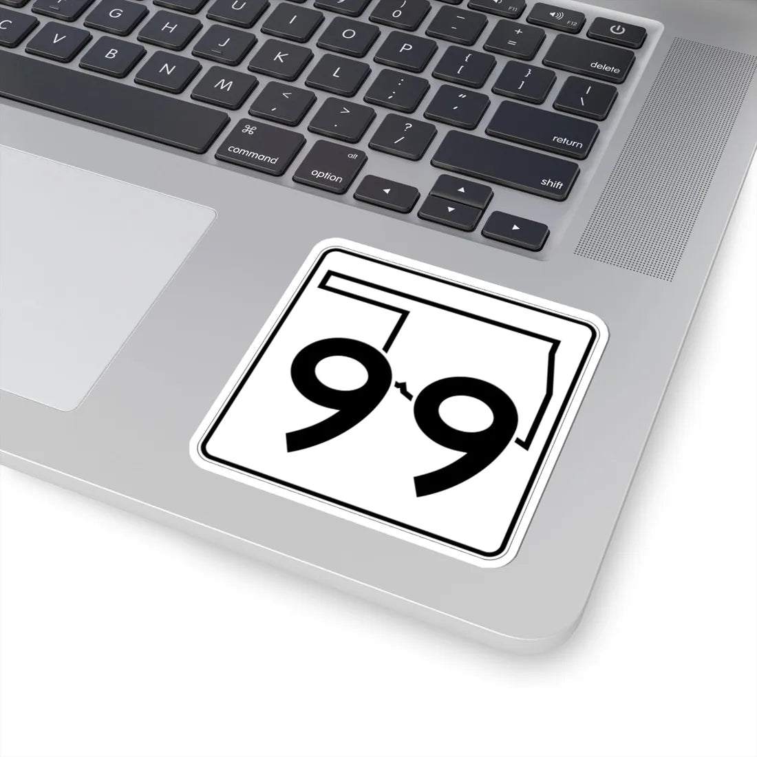 Oklahoma State Highway 99 (Oklahoma) (Road Sign) STICKER Vinyl Kiss-Cut Decal - The Sticker Space