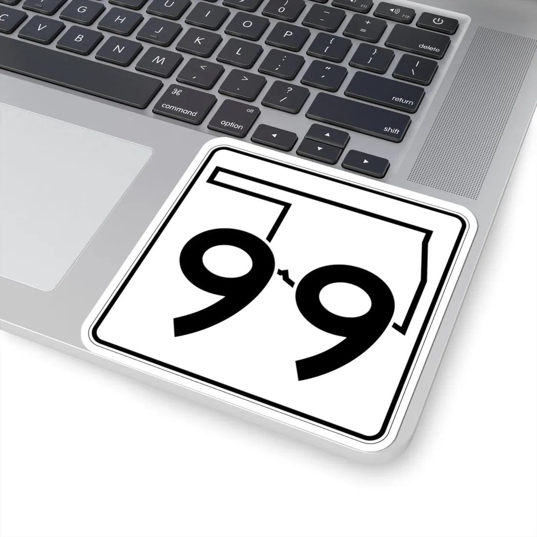 Oklahoma State Highway 99 (Oklahoma) (Road Sign) STICKER Vinyl Kiss-Cut Decal - The Sticker Space