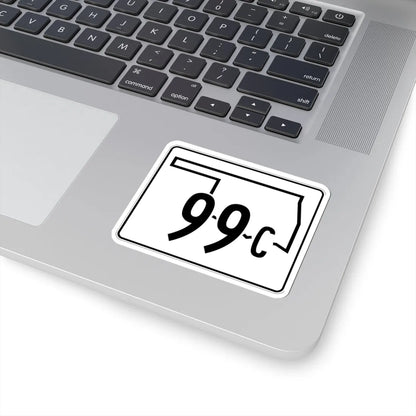 Oklahoma State Highway 99C (Oklahoma) (Road Sign) STICKER Vinyl Kiss-Cut Decal - The Sticker Space