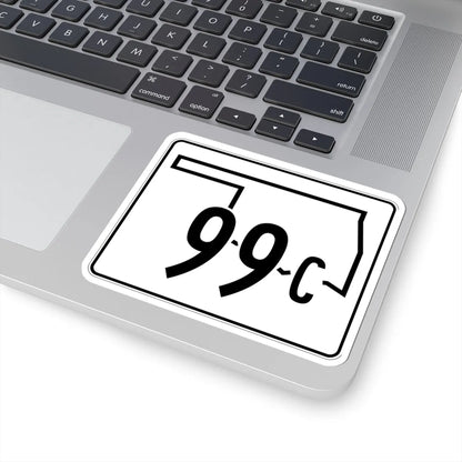 Oklahoma State Highway 99C (Oklahoma) (Road Sign) STICKER Vinyl Kiss-Cut Decal - The Sticker Space