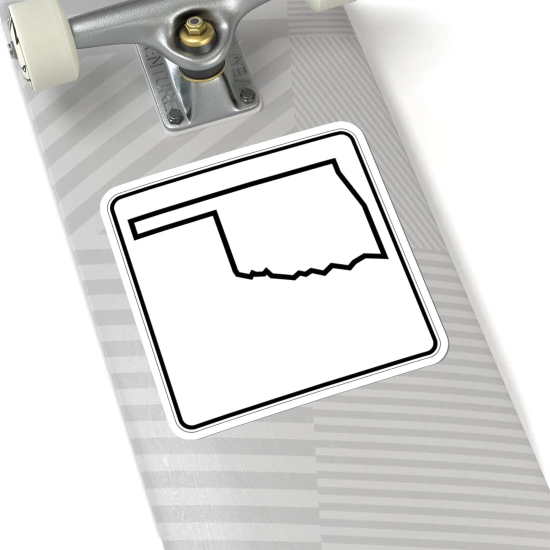Oklahoma State Highway blank (Oklahoma) (Road Sign) STICKER Vinyl Kiss-Cut Decal - The Sticker Space