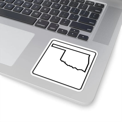 Oklahoma State Highway blank (Oklahoma) (Road Sign) STICKER Vinyl Kiss-Cut Decal - The Sticker Space