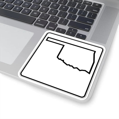 Oklahoma State Highway blank (Oklahoma) (Road Sign) STICKER Vinyl Kiss-Cut Decal - The Sticker Space