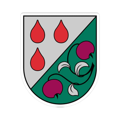 Olaine COA (Latvia) (Coat of Arms) STICKER Vinyl Kiss-Cut Decal 3 Inch White - The Sticker Space