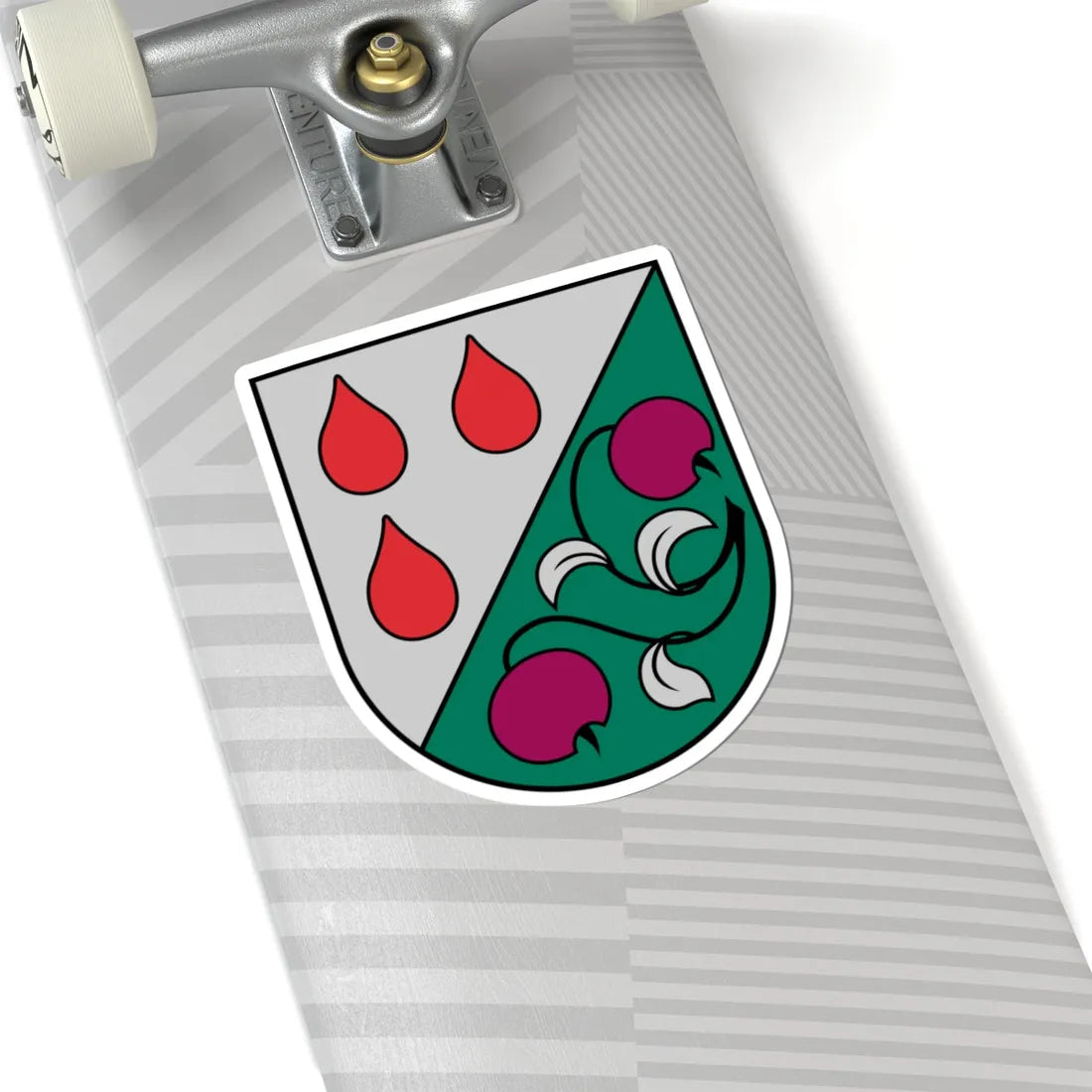 Olaine COA (Latvia) (Coat of Arms) STICKER Vinyl Kiss-Cut Decal - The Sticker Space