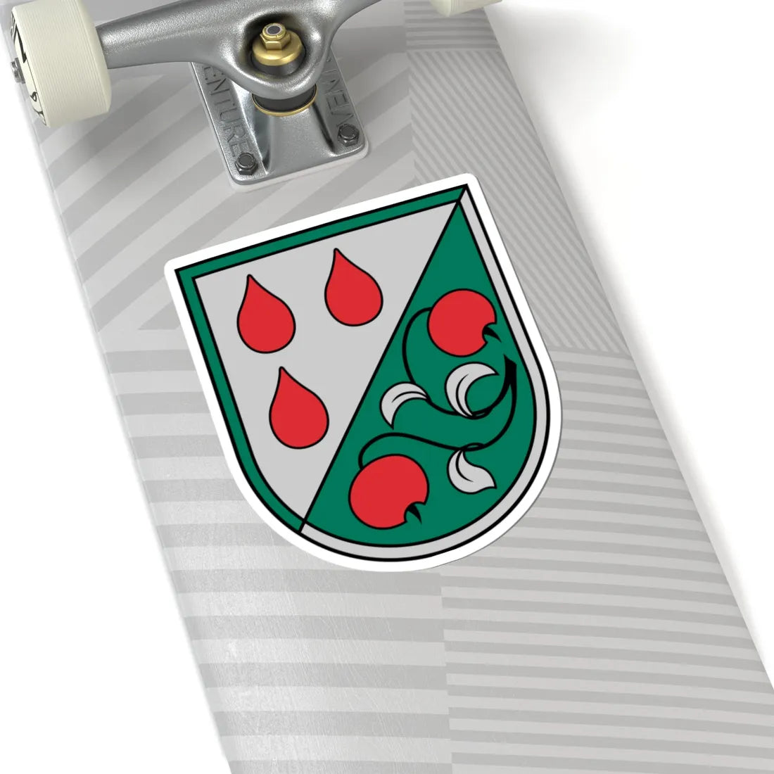 Olaines novads COA (Latvia) (Coat of Arms) STICKER Vinyl Kiss-Cut Decal - The Sticker Space