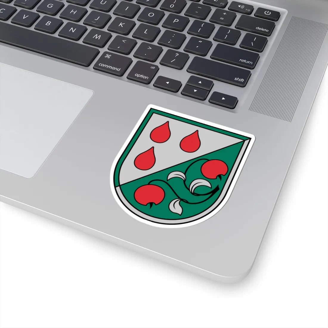 Olaines novads COA (Latvia) (Coat of Arms) STICKER Vinyl Kiss-Cut Decal - The Sticker Space