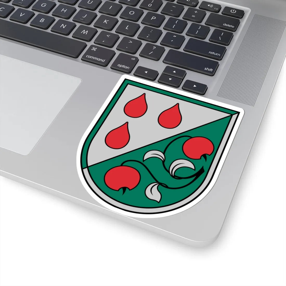 Olaines novads COA (Latvia) (Coat of Arms) STICKER Vinyl Kiss-Cut Decal - The Sticker Space