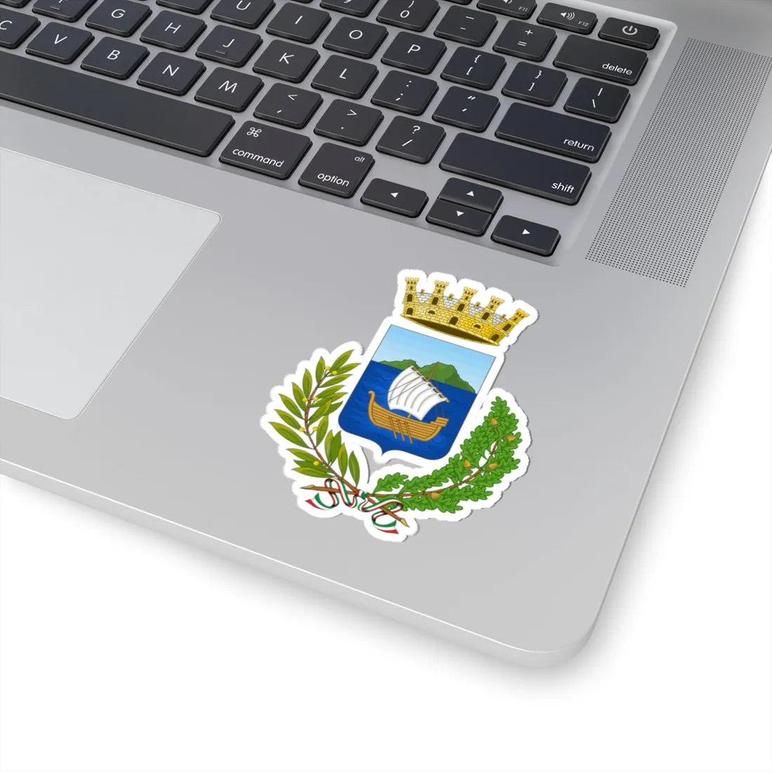 Olbia-Stemma 2 (Italy) (Coat of Arms) STICKER Vinyl Kiss-Cut Decal - The Sticker Space