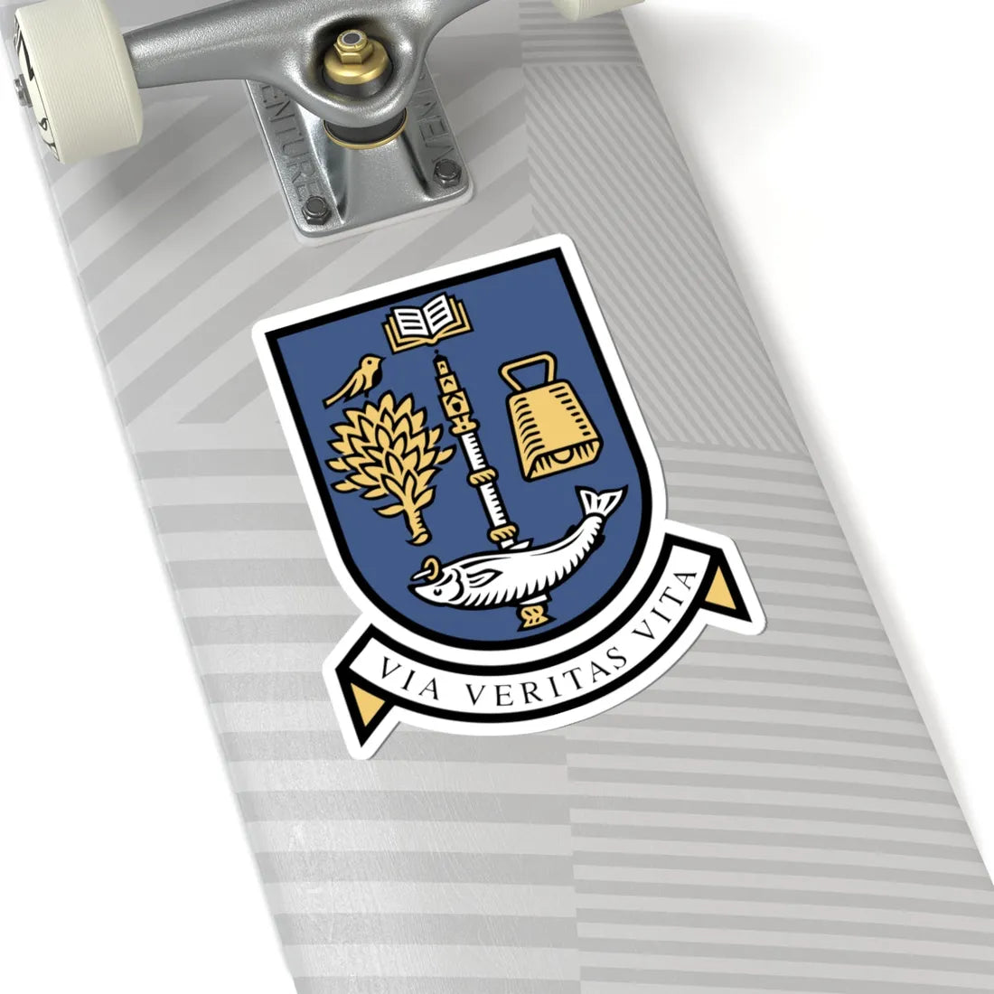 Old arms of University of Glasgow (Scotland) (Coat of Arms) STICKER Vinyl Kiss-Cut Decal - The Sticker Space