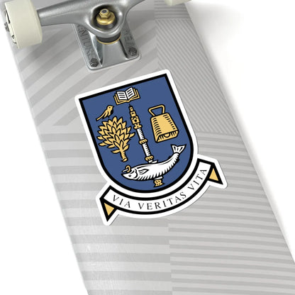 Old arms of University of Glasgow (Scotland) (Coat of Arms) STICKER Vinyl Kiss-Cut Decal - The Sticker Space