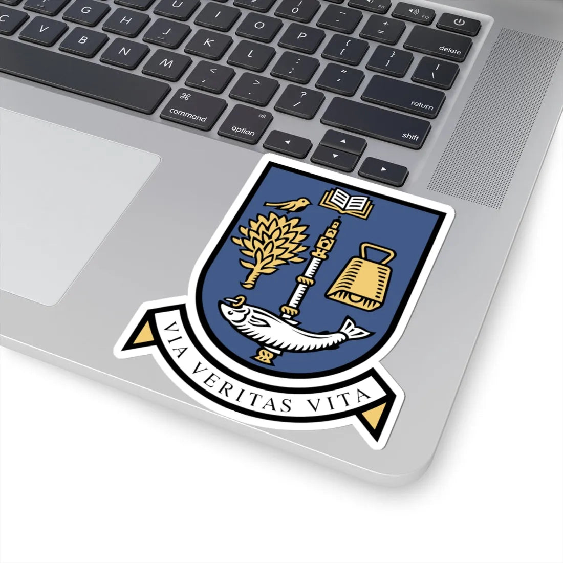 Old arms of University of Glasgow (Scotland) (Coat of Arms) STICKER Vinyl Kiss-Cut Decal - The Sticker Space