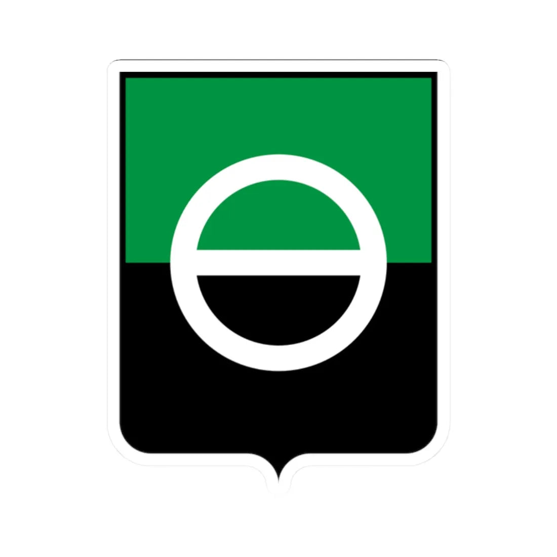 Old Coat of Arms of Artemivsk Donetsk Oblast (Ukraine) (Coat of Arms) STICKER Vinyl Kiss-Cut Decal 2 Inch White - The Sticker Space