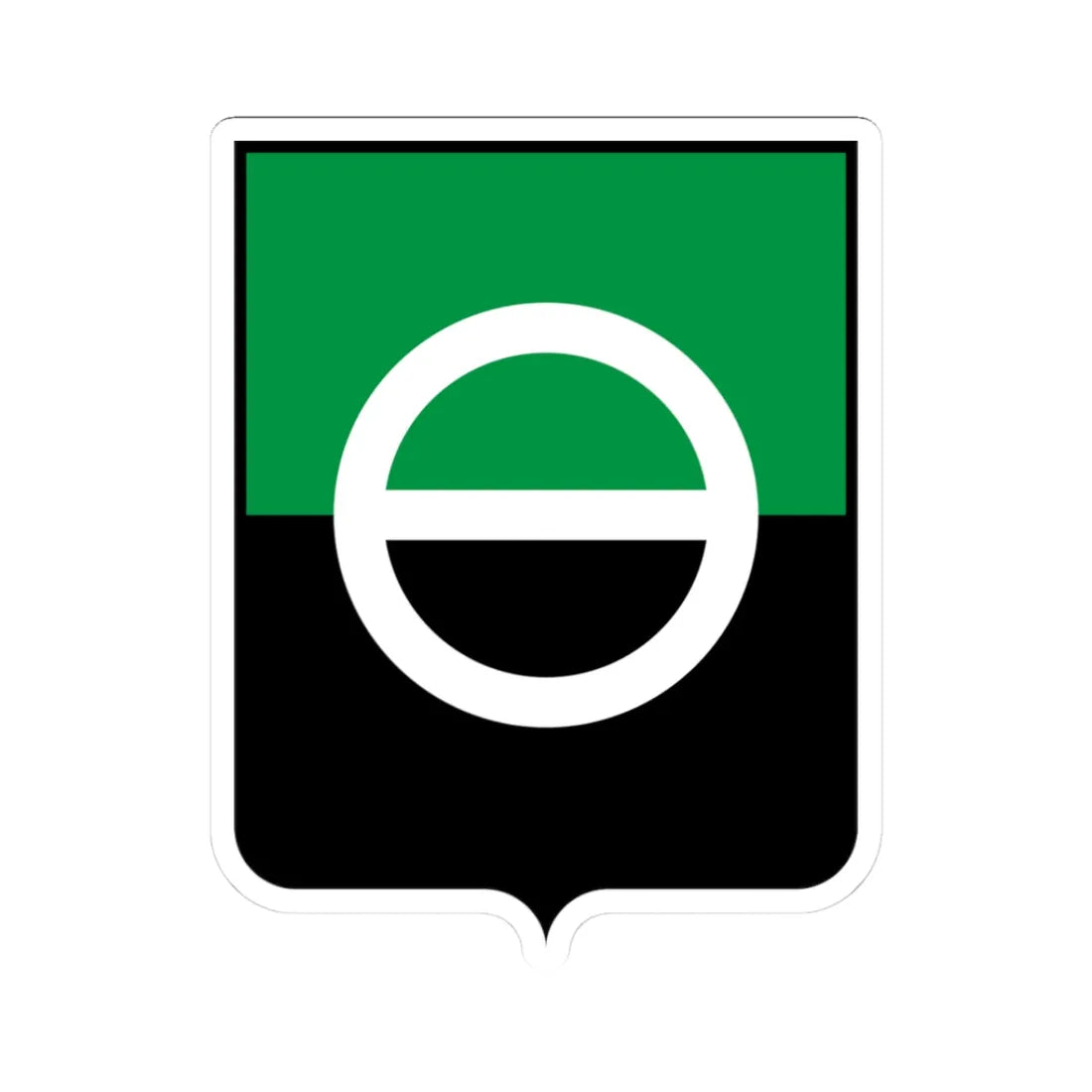 Old Coat of Arms of Artemivsk Donetsk Oblast (Ukraine) (Coat of Arms) STICKER Vinyl Kiss-Cut Decal 3 Inch White - The Sticker Space