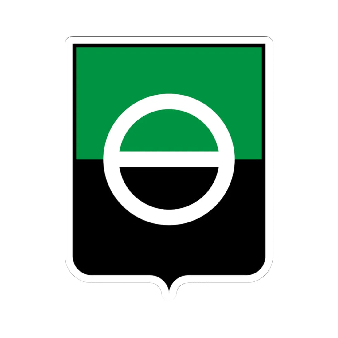 Old Coat of Arms of Artemivsk Donetsk Oblast (Ukraine) (Coat of Arms) STICKER Vinyl Kiss-Cut Decal 4 Inch White - The Sticker Space