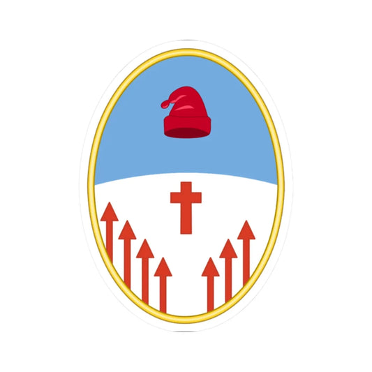 Old Coat of Arms of Corrientes Province (Argentina) (Coat of Arms) STICKER Vinyl Kiss-Cut Decal 2 Inch White - The Sticker Space