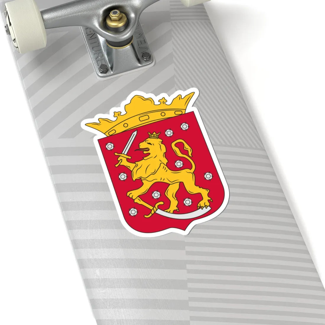 Old coat of arms of Finland (Finland) (Coat of Arms) STICKER Vinyl Kiss-Cut Decal - The Sticker Space