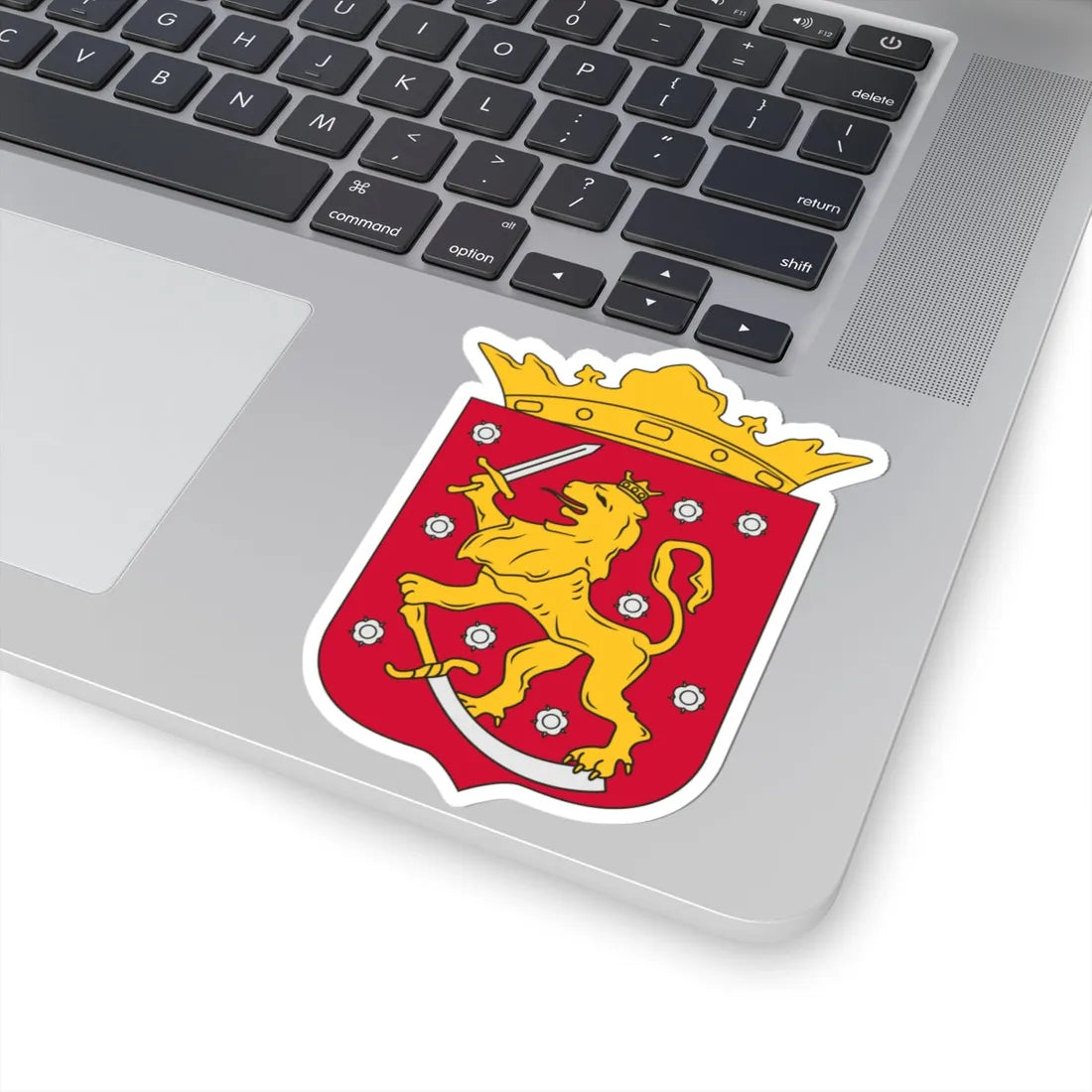 Old coat of arms of Finland (Finland) (Coat of Arms) STICKER Vinyl Kiss-Cut Decal - The Sticker Space