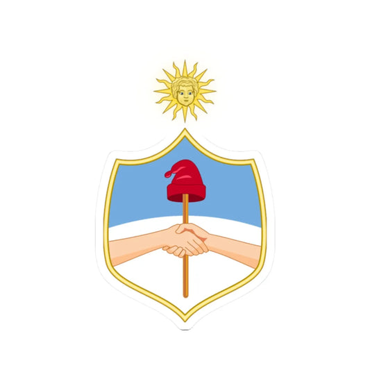 Old Coat of Arms of Jujuy Province (Argentina) (Coat of Arms) STICKER Vinyl Kiss-Cut Decal 2 Inch White - The Sticker Space