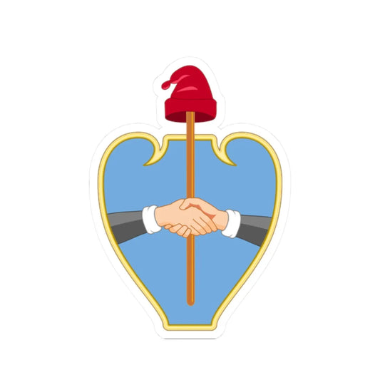 Old Coat of Arms of Santiago del Estero (Argentina) (Coat of Arms) STICKER Vinyl Kiss-Cut Decal 2 Inch White - The Sticker Space