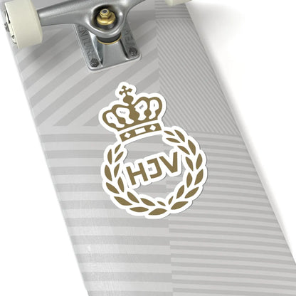 Old Danish Home Guard logo (Denmark) (Coat of Arms) STICKER Vinyl Kiss-Cut Decal - The Sticker Space