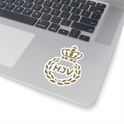 Old Danish Home Guard logo (Denmark) (Coat of Arms) STICKER Vinyl Kiss-Cut Decal - The Sticker Space