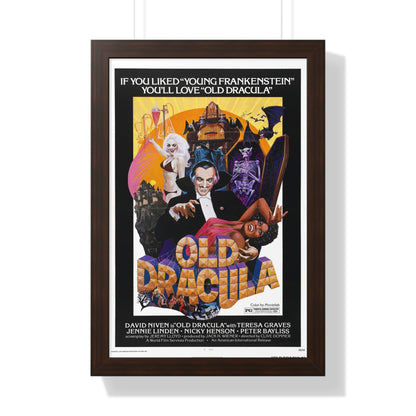 OLD DRACULA 1974 - Framed Movie Poster-16″ x 24″-The Sticker Space