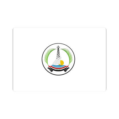 Old Flag of Basra Governorate (Iraq) STICKER Vinyl Kiss-Cut Decal 2 Inch White - The Sticker Space