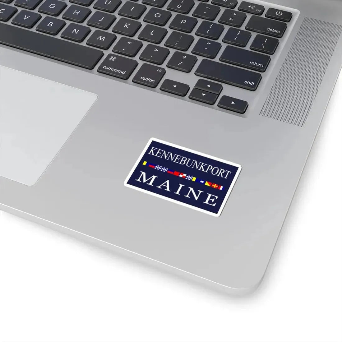 Old Flag of Kennebunkport Maine (United States) STICKER Vinyl Kiss-Cut Decal - The Sticker Space